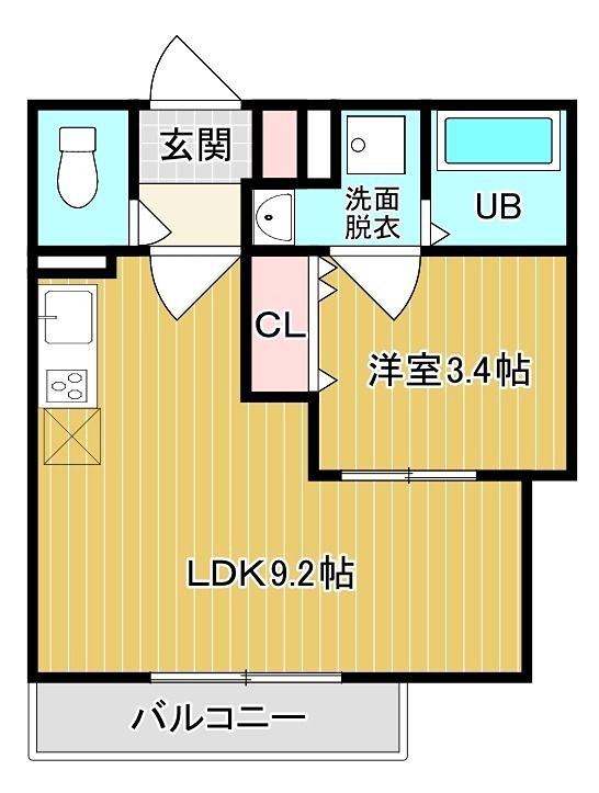 Reterasu光善寺の間取り写真