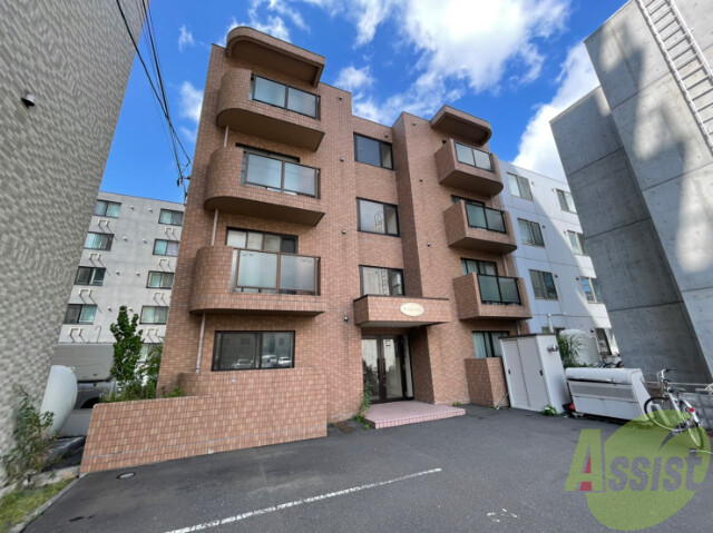 建物外観　札幌市北区北２１条西「フィレントI」