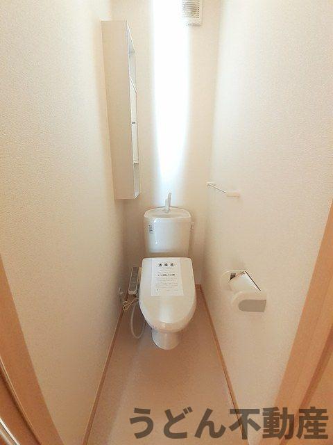 トイレ　うどん県のお部屋探しはうどん不動産へ うどんちゃんとLINE