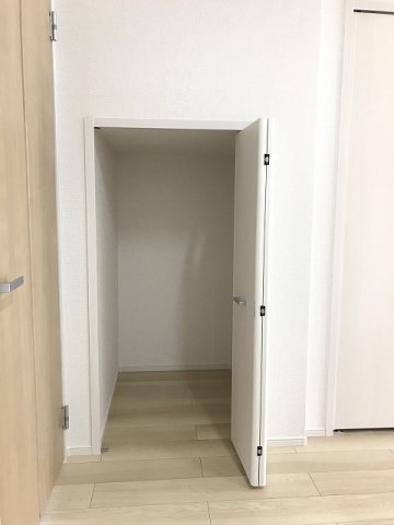 収納　たっぷりとした収納スペースです