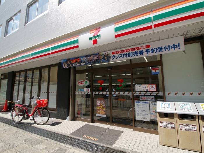 コンビニ　セブンイレブン箕面船場東店（コンビニ）まで100m