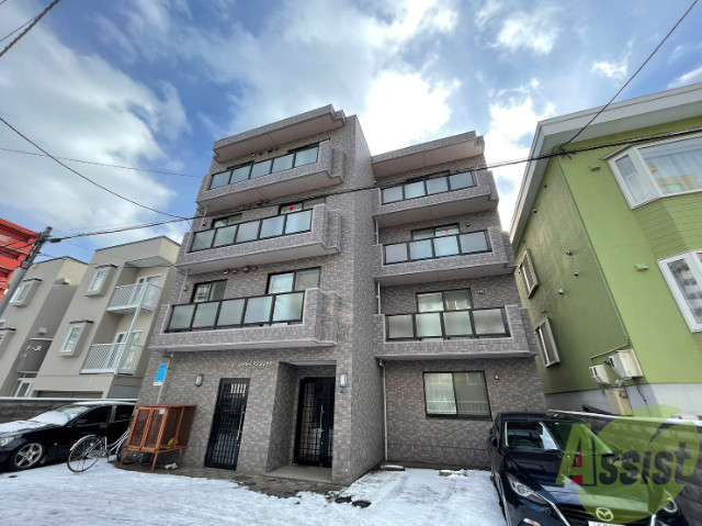 建物外観　札幌市中央区南５条西「シャトーアンジュラス」