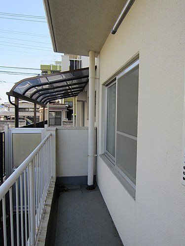 バルコニー　洗濯物干せます。