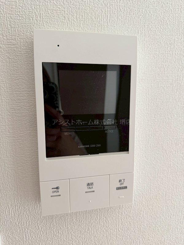 セキュリティ　来訪者をカメラで確認できるので女性にも安心です