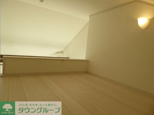収納　大型ロフトは寝室にできるほどの広さがあります！