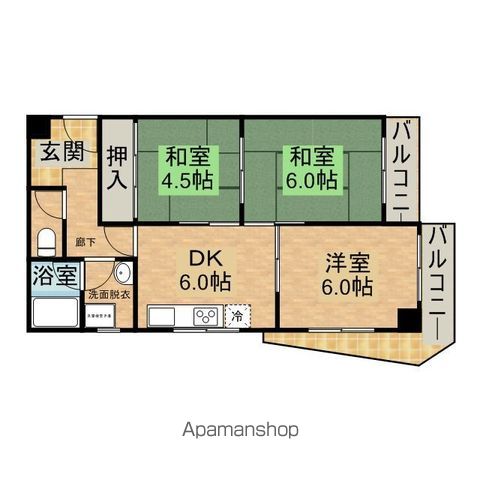 ドムール園田の間取り写真