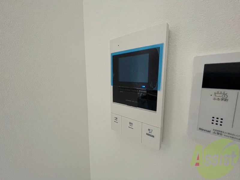 セキュリティ　インターホンで来客確認ができます。安心ですね。