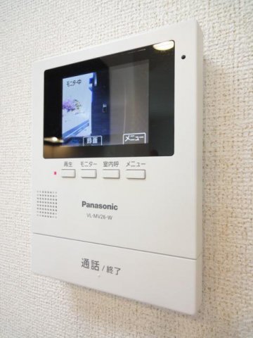 セキュリティ　モニター付きインターホンです