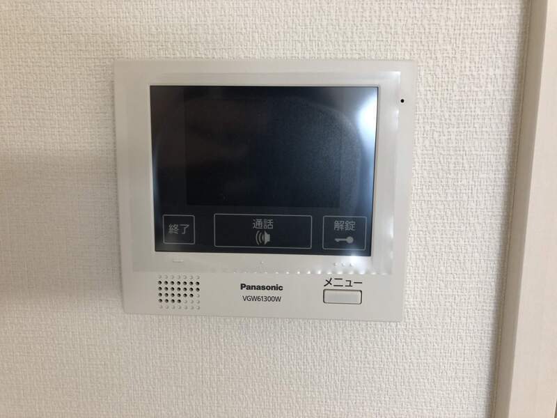 セキュリティ　モニター付きドアホン