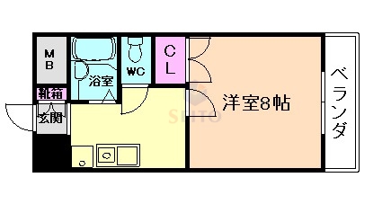 レクシア西九条の間取り写真