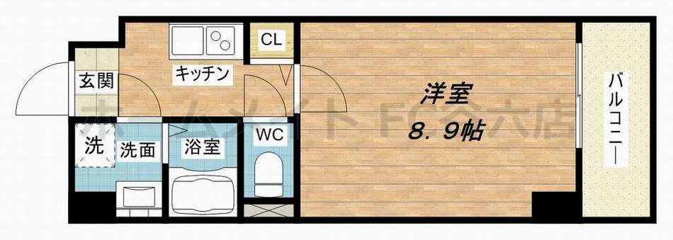 イデアル城東の間取り写真