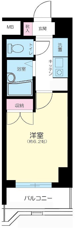 メインステージ早稲田の間取り写真