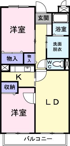 グランメゾン プラムの間取り写真