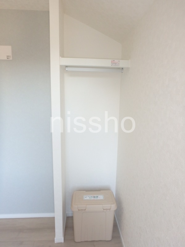 収納　オープンクローゼット♪　※建築中写真