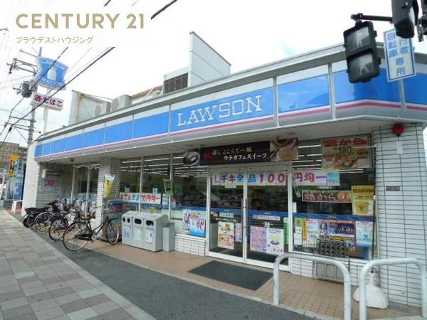 コンビニ　ローソン放出東三丁目店（コンビニ）まで81m