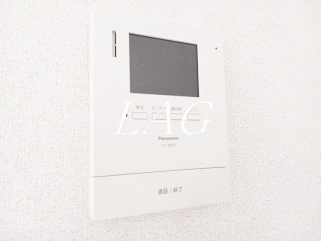 セキュリティ　モニター付きインターフォンです。