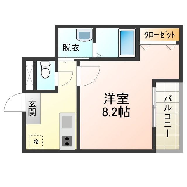 フジパレス堺鳳中V番館の間取り写真