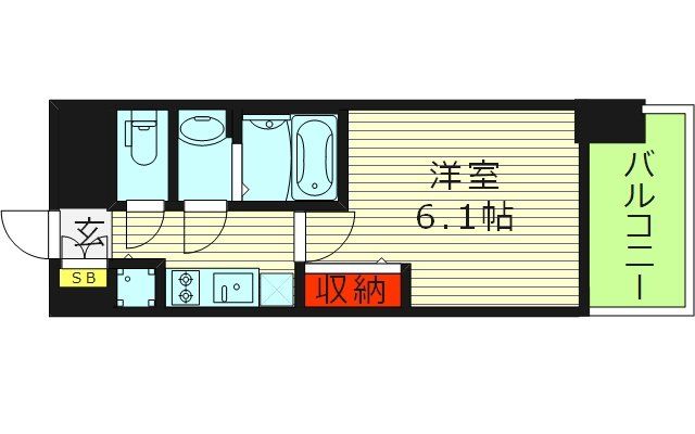 プレサンス玉造駅前の間取り写真