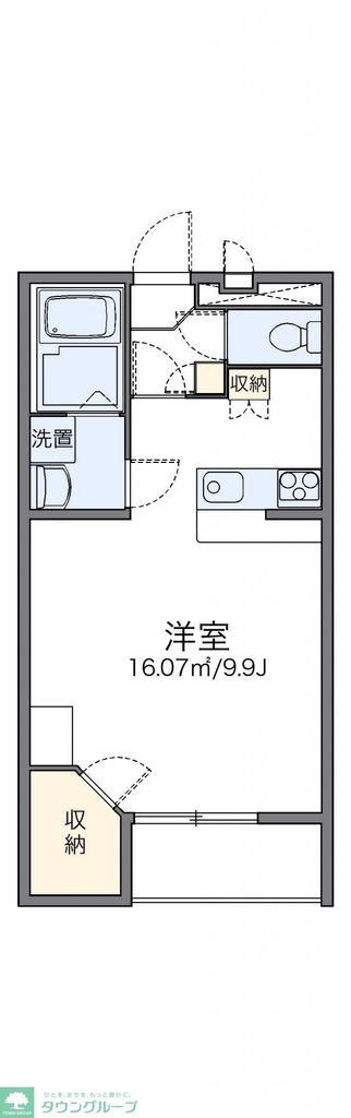 レオパレスエスポアールIIIの間取り写真