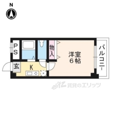 二条CUBEの間取り写真
