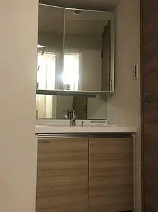 洗面設備　別タイプ部屋　参考写真です