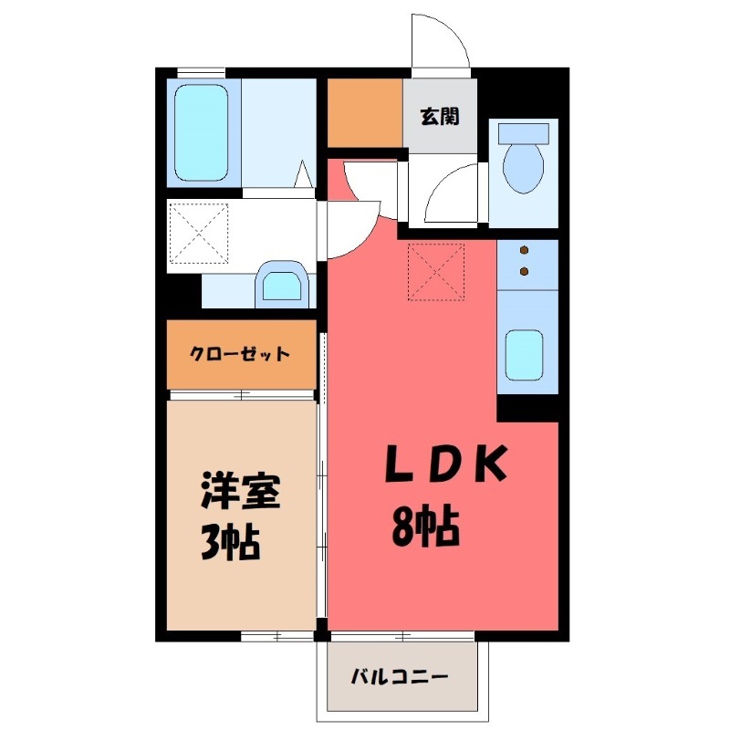 アスールの間取り写真