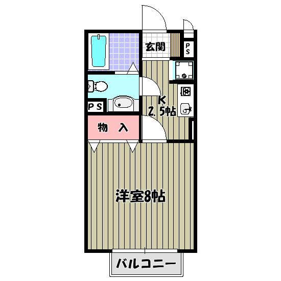 ヴェルドミールIIの間取り写真