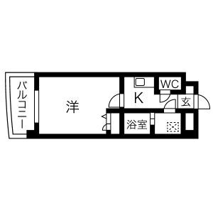ビエラコート大橋の間取り写真