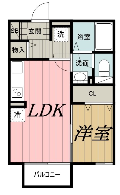 千葉都市モノレール 小倉台駅 徒歩8分 2階建 築19年の間取り写真