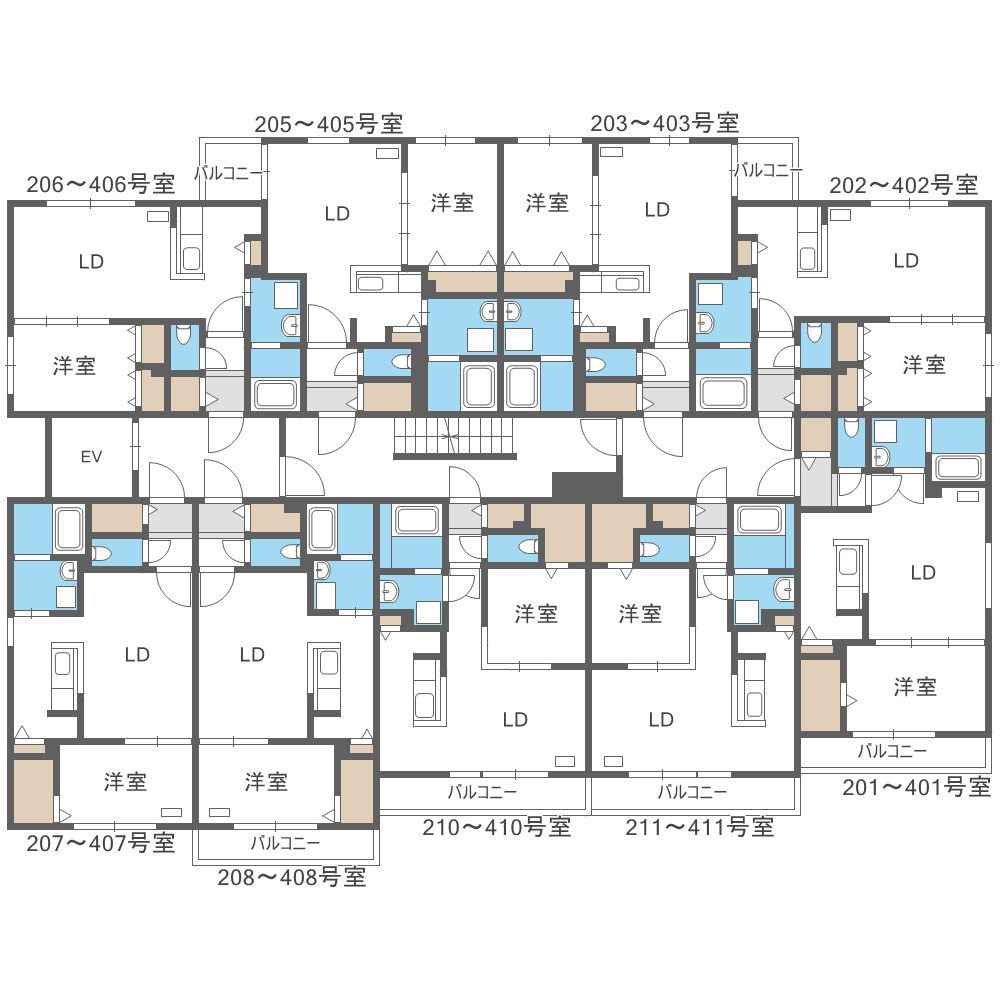 地下鉄東西線 琴似駅 徒歩2分 4階建 築6年のその他写真