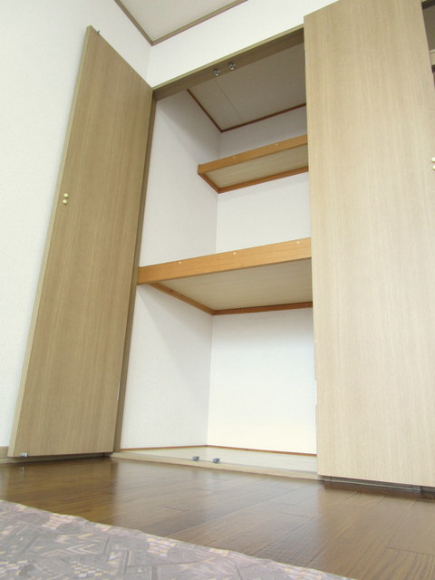 収納　高さと奥行きのある収納