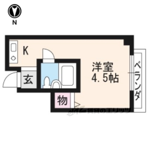 セラヴィ岩倉の間取り写真