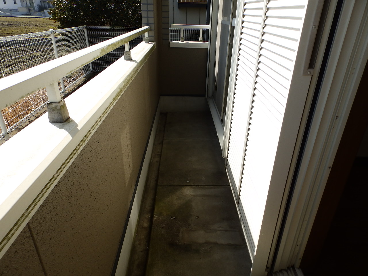 バルコニー　お洗濯を干すのはバルコニーですね♪