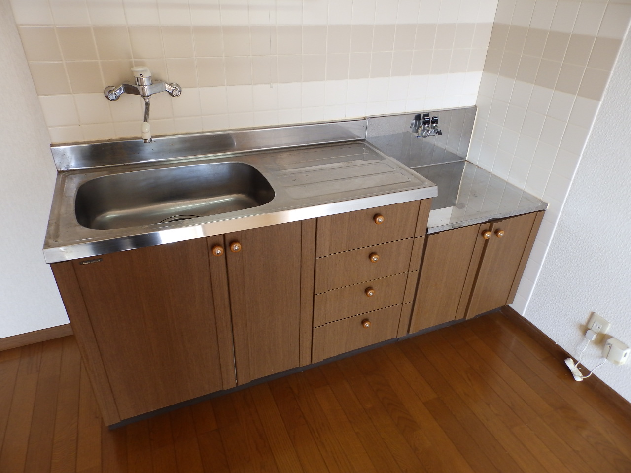 キッチン　ガスコンロ設置可能です♪