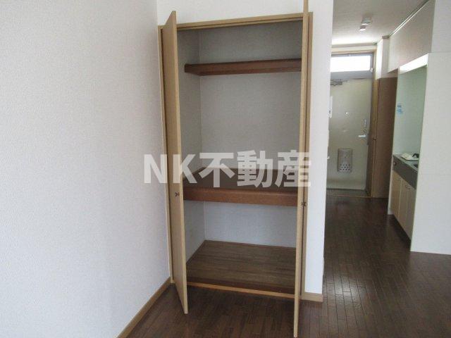 収納　たっぷりとした収納スペースです