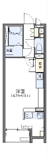 レオネクスト本陣Ａの間取り