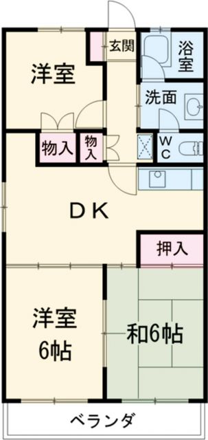 マンション友親の間取り