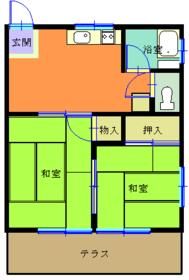 斉栄荘の間取り