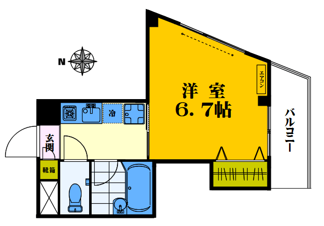 ヴィラ目白学園の間取り写真