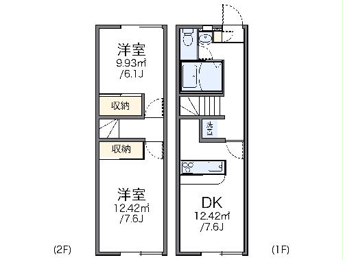 レオパレスヴィラパルク壱番館の間取り