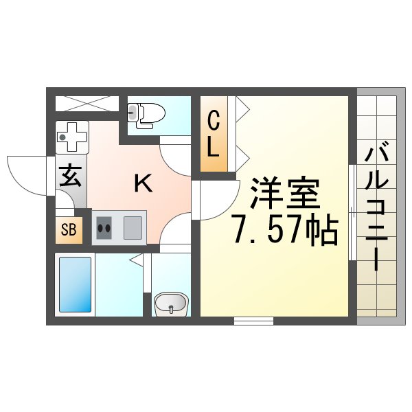 AMAGASAKI Modern Heightの間取り写真