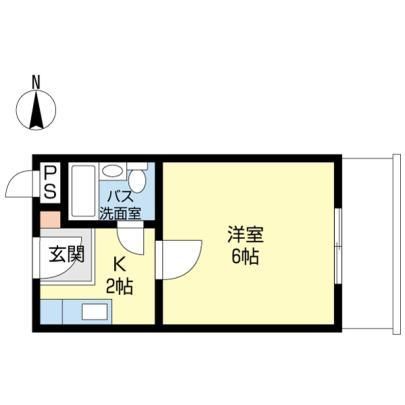 箕面市桜のマンションの間取り