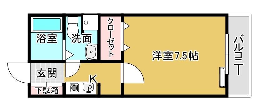 たつの市　TNマンションの間取り