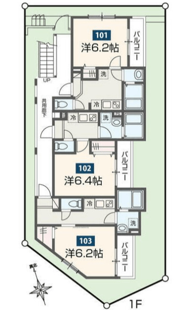 ＭＥＬＤＩＡ原当麻の間取り