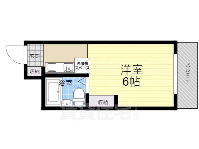 京都市伏見区東浜南町のマンションの間取り