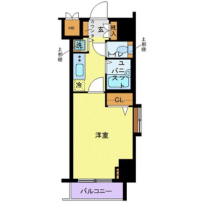 トーシンフェニックス初台弐番館の間取り