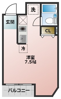 めんしん池之端の間取り