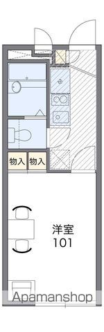 レオパレスゴールドアイの間取り写真