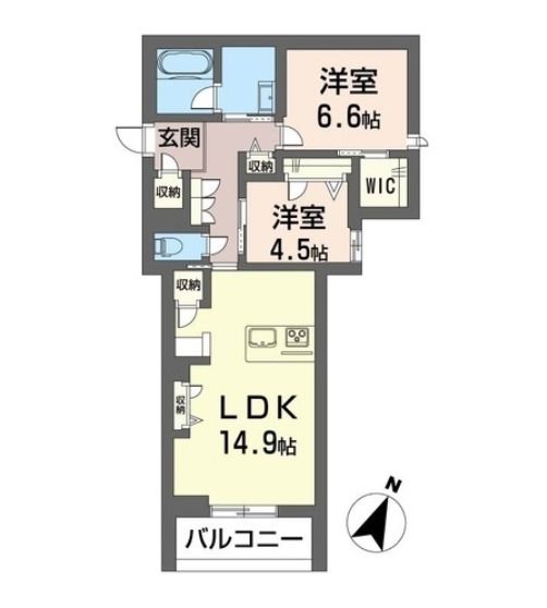 つくば市みどりの東のマンションの間取り