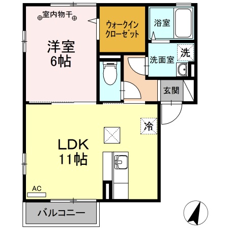 リバティヒル東林間の間取り